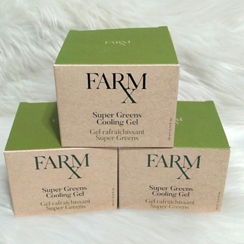 (#13 BLACKSHELF) SALE! New Farm X Super Greens Cooling Gel 3.04oz.